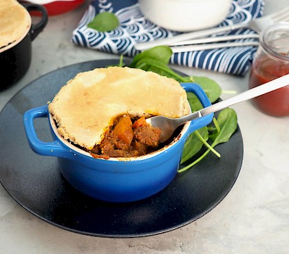 Hearty Beef Pot Pies