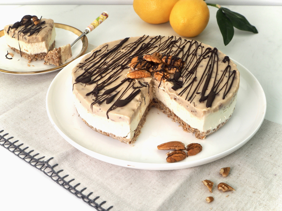 Salted Caramel Cheesecake (dairy-free) | Paleo | Gluten-free | The JOYful Table