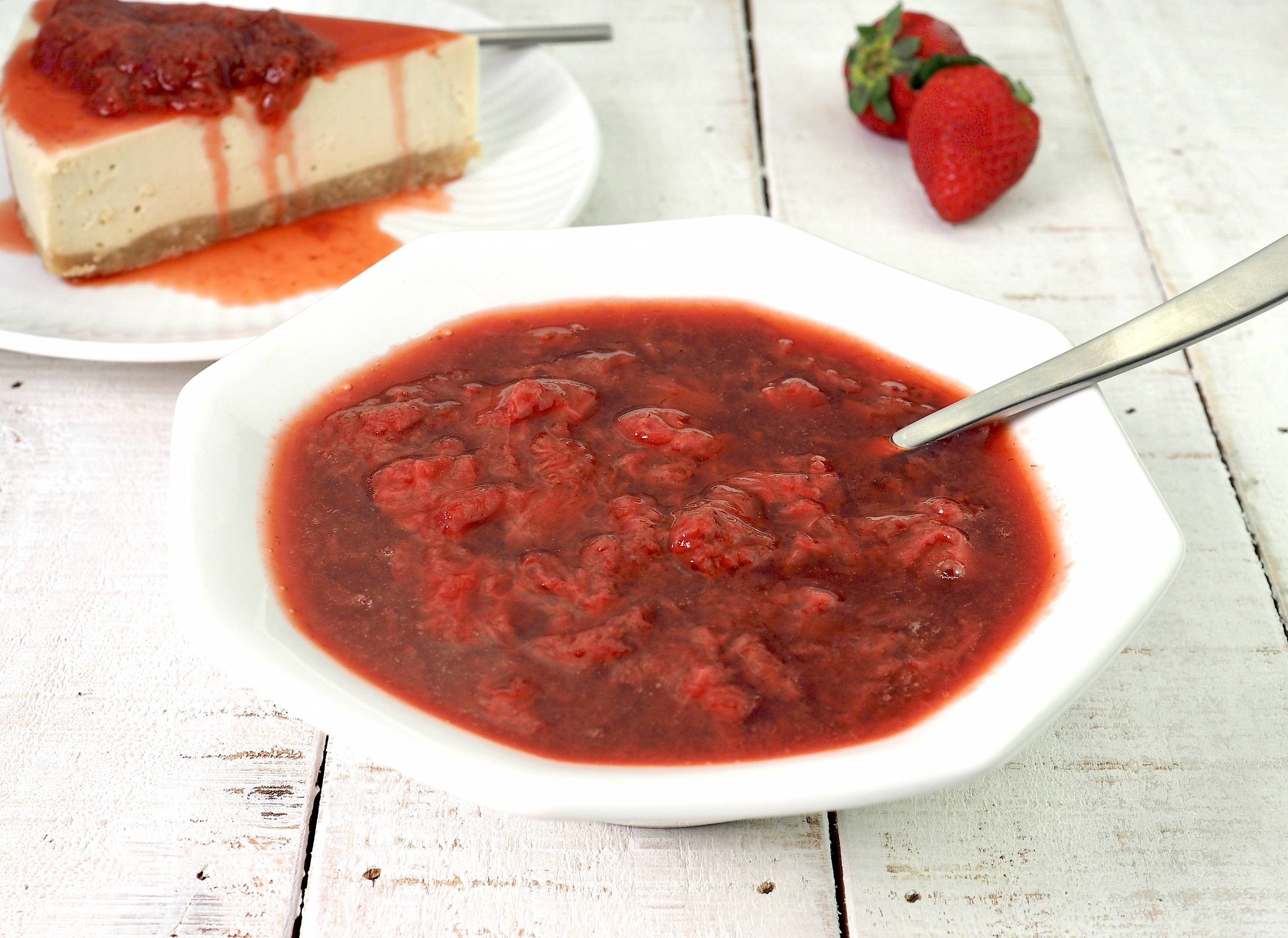 Strawberry Sauce | Paleo | Gluten-free | The JOYful Table